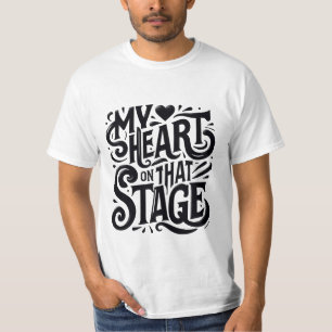 Camiseta Regalo de Drama Club - Tipografía de artistas