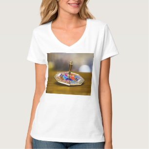 Camiseta Regalo de dreidel de Hanukkah SlipperyJoe base oct