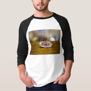 Camiseta Regalo de dreidel de Hanukkah SlipperyJoe base oct