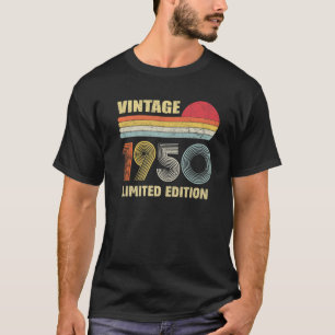 Camiseta Regalo De Edición Limitada De Vintage 1950 Cumplea