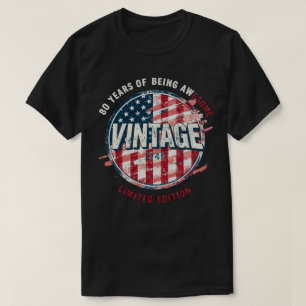 Camiseta Regalo de edición limitada Vintage 1945 80 Years L