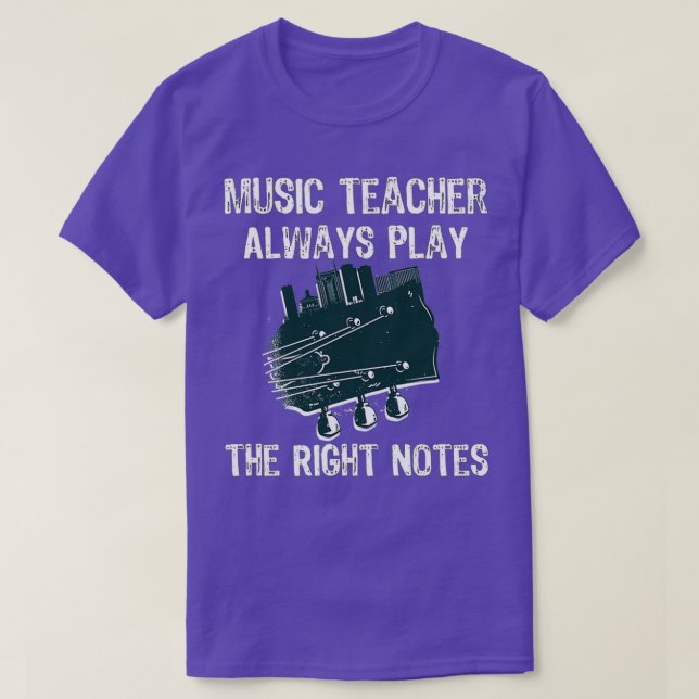 Camiseta Regalo De Educación Musical Para Profesores De Mús (Diseño del anverso)