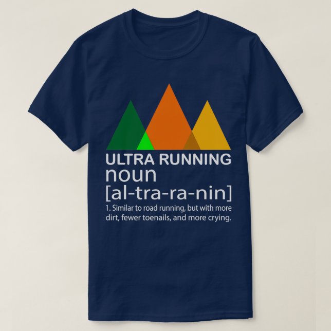 Camiseta Regalo de ejecución ultracorriendo (Diseño del anverso)