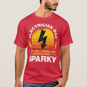 Camiseta Regalo de electricidad divertida para papá