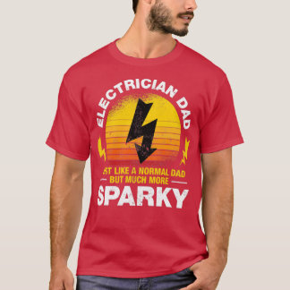 Camiseta Regalo de electricidad divertida para papá