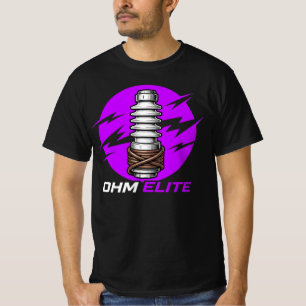 Camiseta Regalo de electricista élite Ohm Alto voltaje