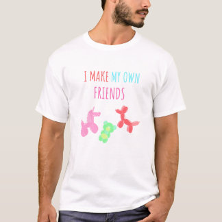 Camiseta Regalo de empuje animal de artista de torneado de
