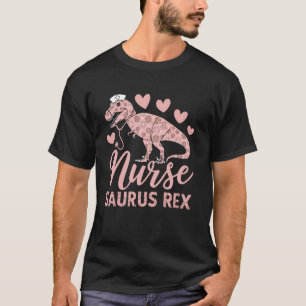 Camiseta Regalo de Enfermera Dinosaurio Divertido Nurse Sau
