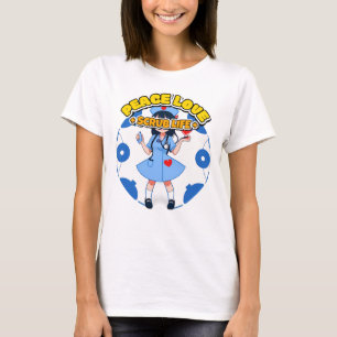 Camiseta Regalo de enfermera linda Paz Amor Vida de batas