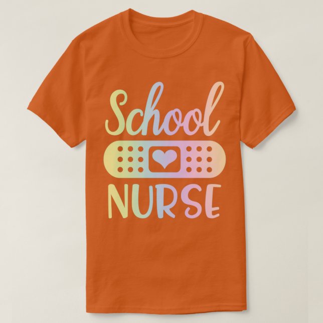 Camiseta Regalo de enfermería de escuela (Diseño del anverso)