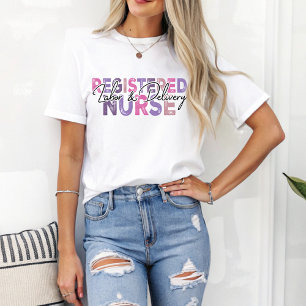 Camiseta Regalo de enfermería de parto y trabajo por enferm
