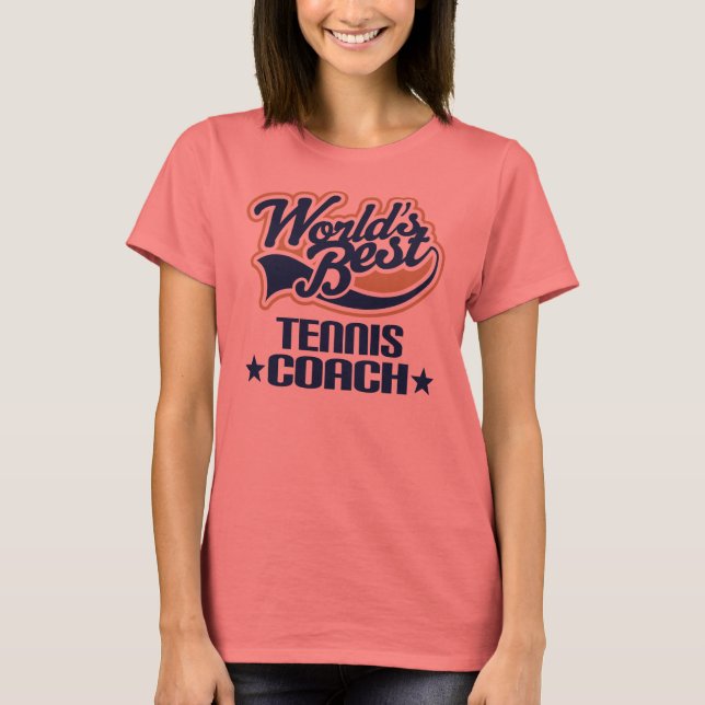 Camiseta Regalo de entrenador de tenis (Anverso)