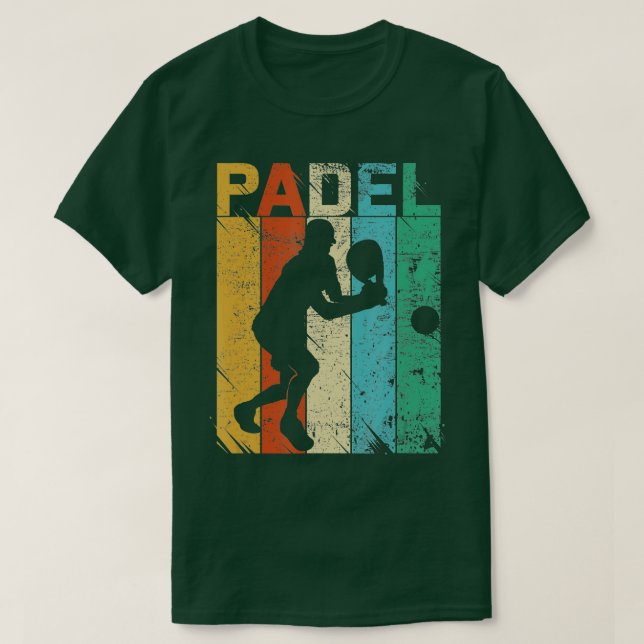 Camiseta Regalo de entrenador deportivo de Padel Player par (Diseño del anverso)
