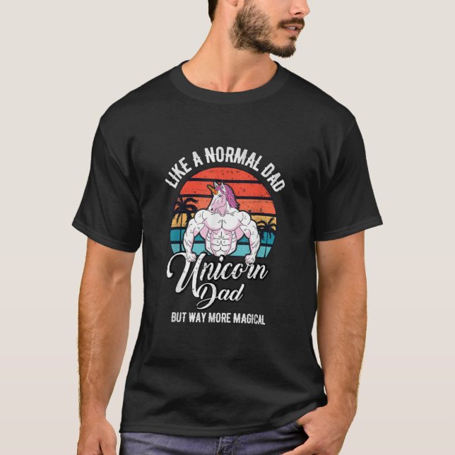 Camiseta Regalo de entrenamiento para hombres unicornios (Anverso)