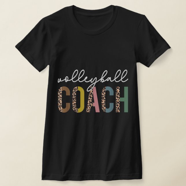 Camiseta Regalo de equipo de entrenador de voleibol de mamá (Distribución)
