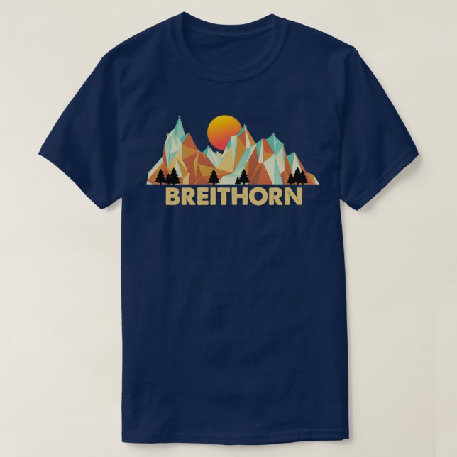 Camiseta Regalo de escalada de Breithorn (Diseño del anverso)