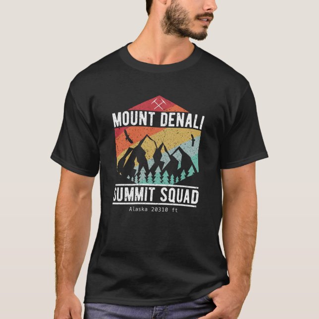Camiseta Regalo de escalada de la cumbre del monte Denali A (Anverso)