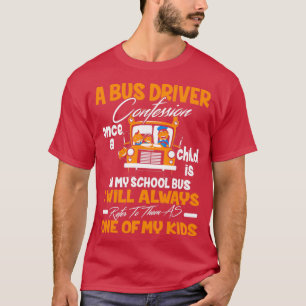 Camiseta Regalo de escuela de conductores de autobús regalo