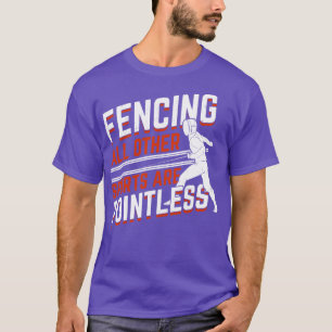 Camiseta Regalo de esgrima para esgrima de esgrima