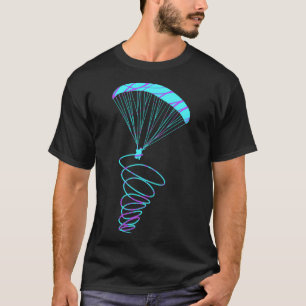 Camiseta regalo de espiral parapente