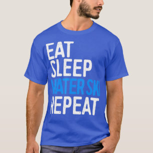Camiseta Regalo de esquí acuático de repetición de esquí ac