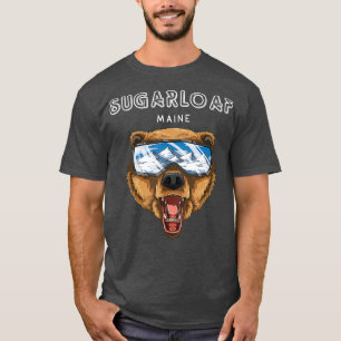 Camiseta Regalo de esquí de MaineGrizzly