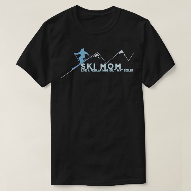 Camiseta Regalo de esquí de mamá (Diseño del anverso)