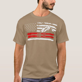 Camiseta Regalo De Esquí Estadounidense Para Un Esquiador