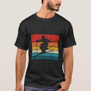 Camiseta Regalo de esquí Freeski para retro vintage