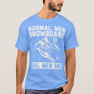 Camiseta Regalo de esquí para hombres Esquí Apres Deportes