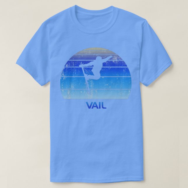 Camiseta Regalo de esquiador para aficionados al esquí de v (Diseño del anverso)