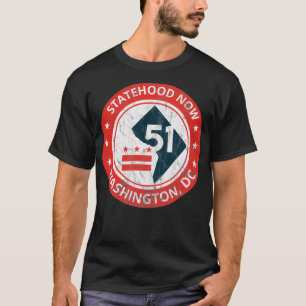 Camiseta Regalo de estado 51st de Washington DC