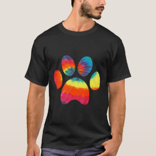 Camiseta Regalo de estampado de pata de gato y perro con te