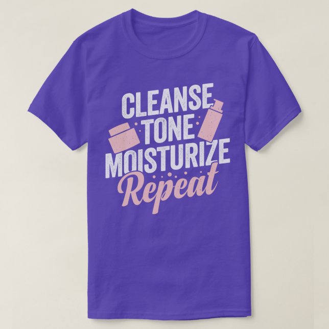 Camiseta Regalo de esteticismo repetido del tono de limpiez (Diseño del anverso)