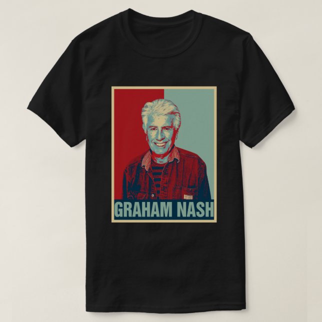 Camiseta Regalo De Estilo De Esperanza Graham Nash Retro Pa (Diseño del anverso)