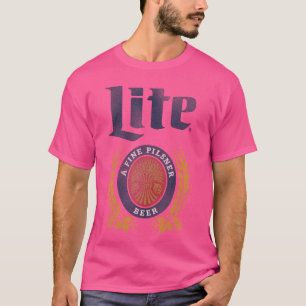 Camiseta Regalo de etiqueta de cerveza vintage Miller Lite 