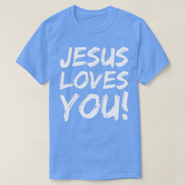 Camiseta ¡Regalo de Evangelismo Cristiano para Hombres Jesú (Diseño del anverso)