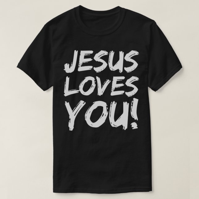 Camiseta Regalo de evangelismo cristiano para hombres que J (Diseño del anverso)