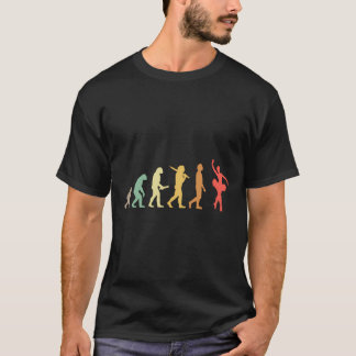 Camiseta Regalo De Evolución De Ballet Retro Para Ballet Ba