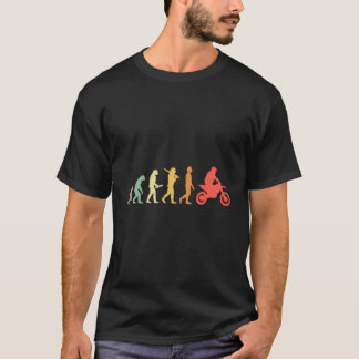 Camiseta Regalo De Evolución De Motocross Retro Para Motocr