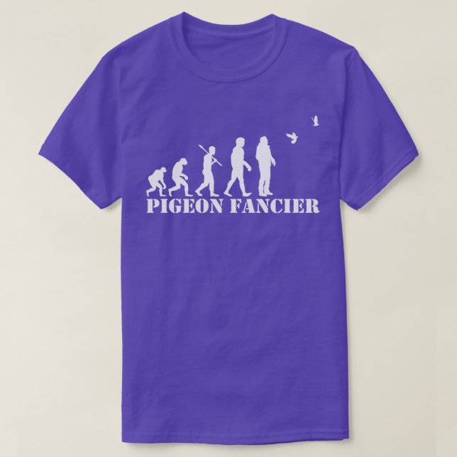 Camiseta Regalo de evolución de pichón para el hombre (Diseño del anverso)