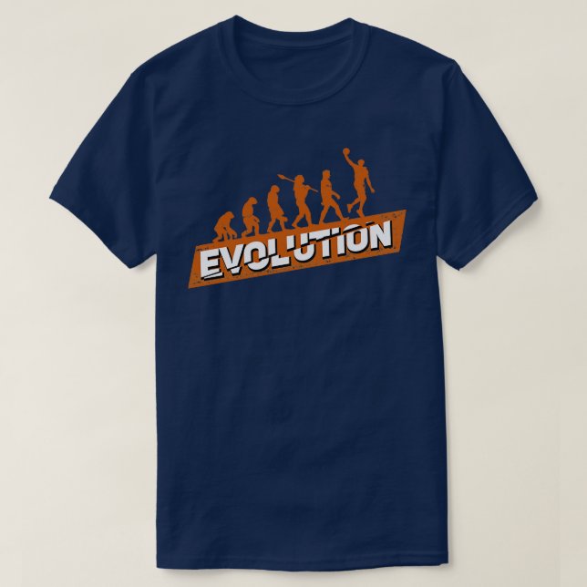 Camiseta Regalo de Evolución del Baloncestista (Diseño del anverso)