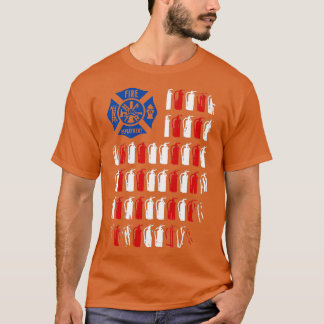 Camiseta Regalo de extintor de incendio patriótico de bande