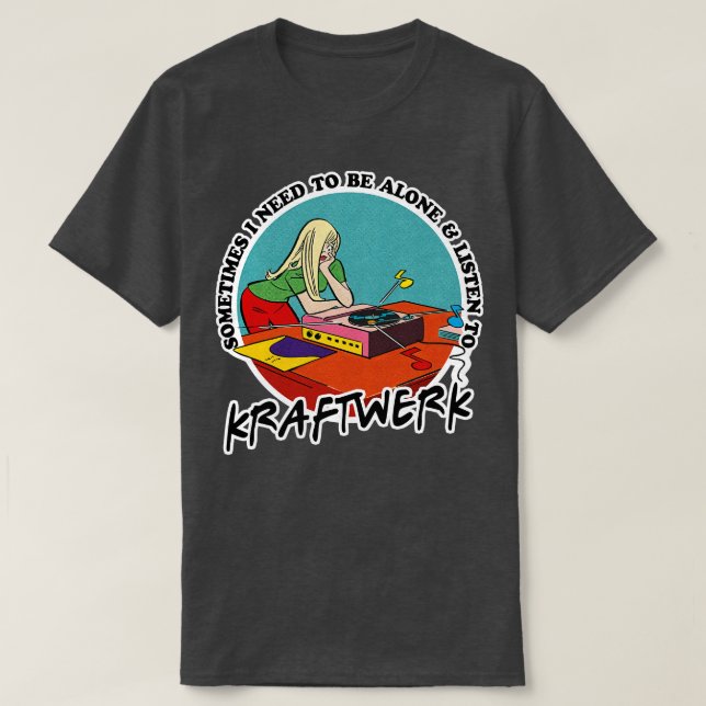 Camiseta Regalo de fans de la música obsesiva de Kraftwerk (Diseño del anverso)