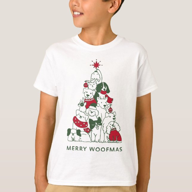 Camiseta Regalo de fans de los Navidades de Merry Woofmas p (Anverso)