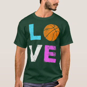 Camiseta Regalo de fans del equipo de baloncesto de amor