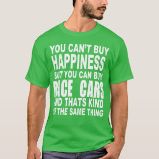 Camiseta Regalo de felicidad de coche de carreras amigos