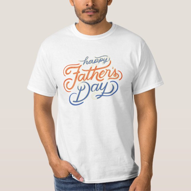 Camiseta regalo de feliz día de los padres (Anverso)