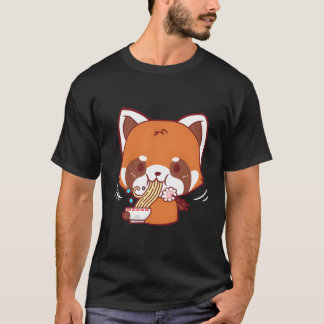 Camiseta Regalo de fideos de Ramen japonés de Red Fox