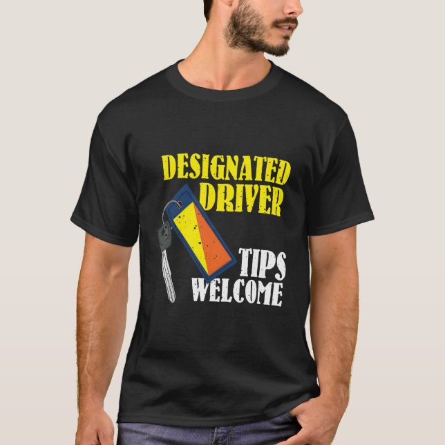 Camiseta Regalo De Fiesta De Bebida Para Un Conductor Desig (Anverso)